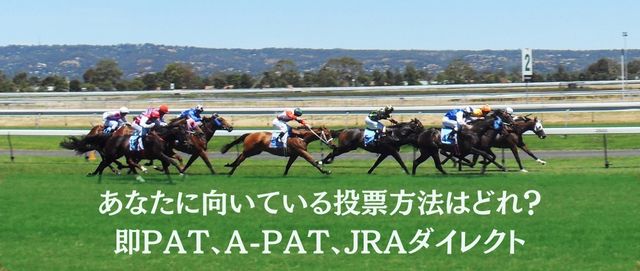 あなたに向いている投票方法はどれ？即PAT、A-PAT、JRAダイレクト