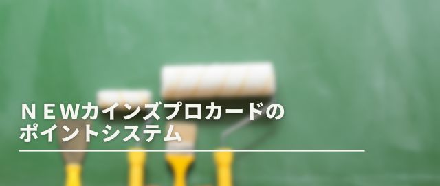 ＮＥＷカインズプロカードのポイントシステム