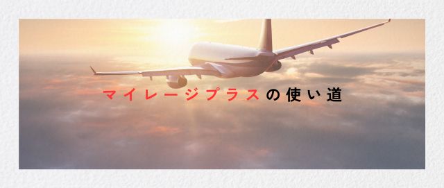 マイレージプラスの使い道